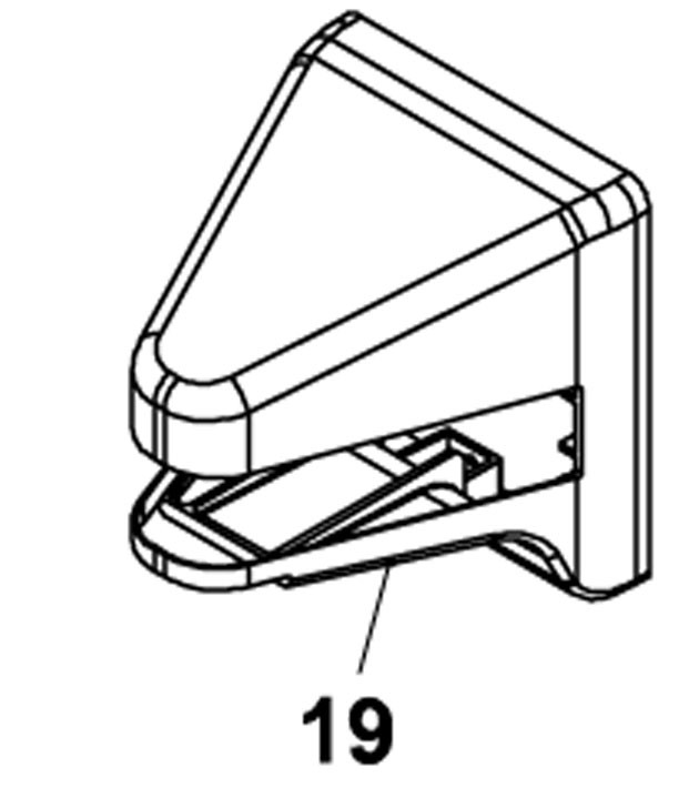 Gehäuse für Antriebshalterung hinten (S450H)