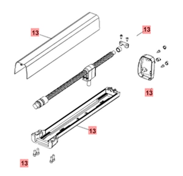 Baugruppe Spindel für FAAC 413