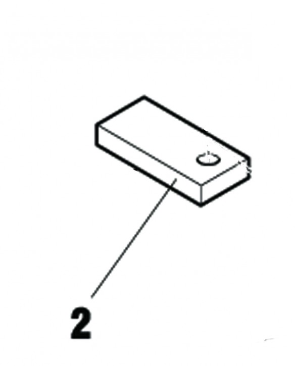 Distanzplatte für FAAC 400/402/413/415/422