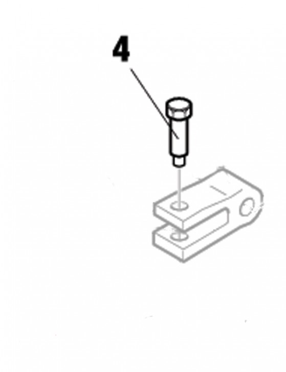 Bolzen kurz für FAAC 400/402/413/415/418/422