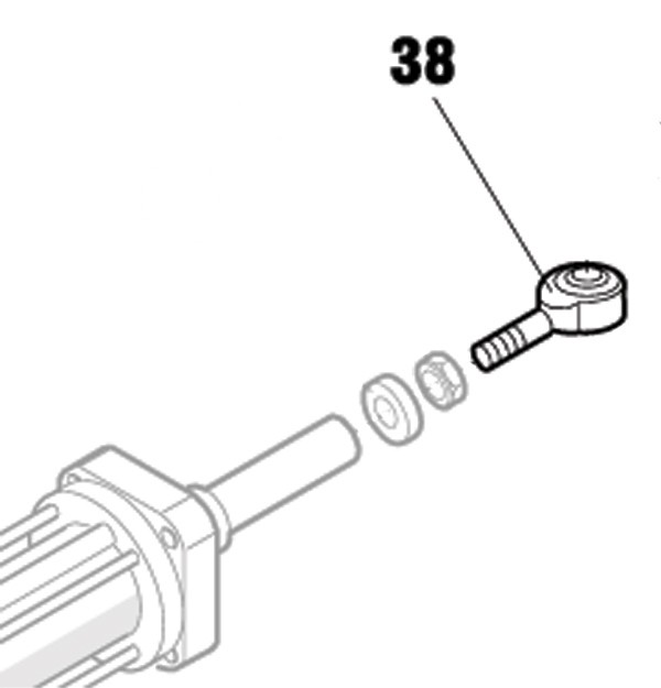 Sakab Gelenk 12 T für FAAC 400