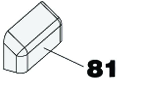 Abdeckung für Montagewinkel FAAC 746/844