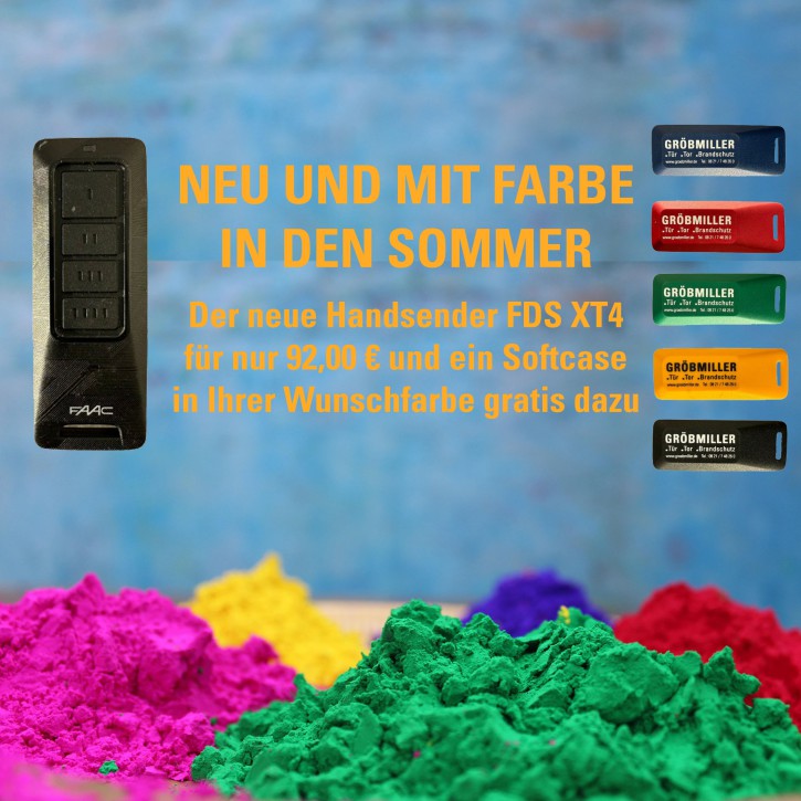 Handsender FDS XT4 433 - 868 mhz zum Aktionspreis!