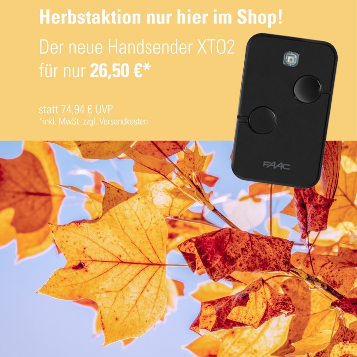 Handsender XTO2 SLH-SL-DS-RC 433MHz zum Sonderpreis!