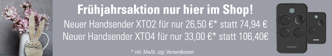 XTO Handsender Frühjahrsaktion