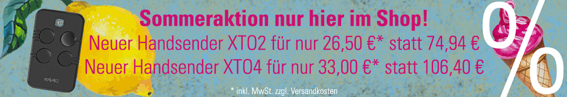 XTO Handsender Frühjahrsaktion